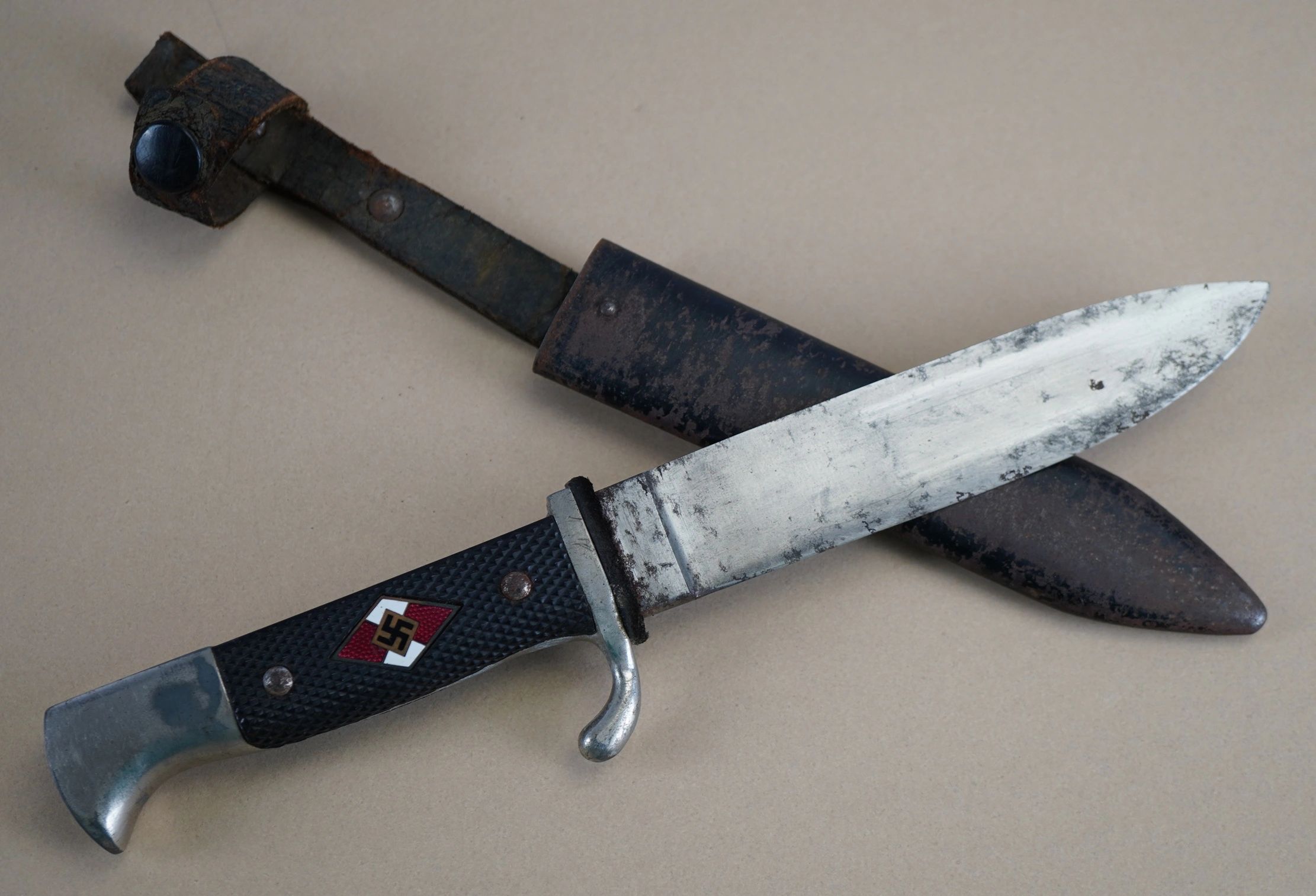 SOLD - RZM M7/45 Marked Hitler Youth Knife