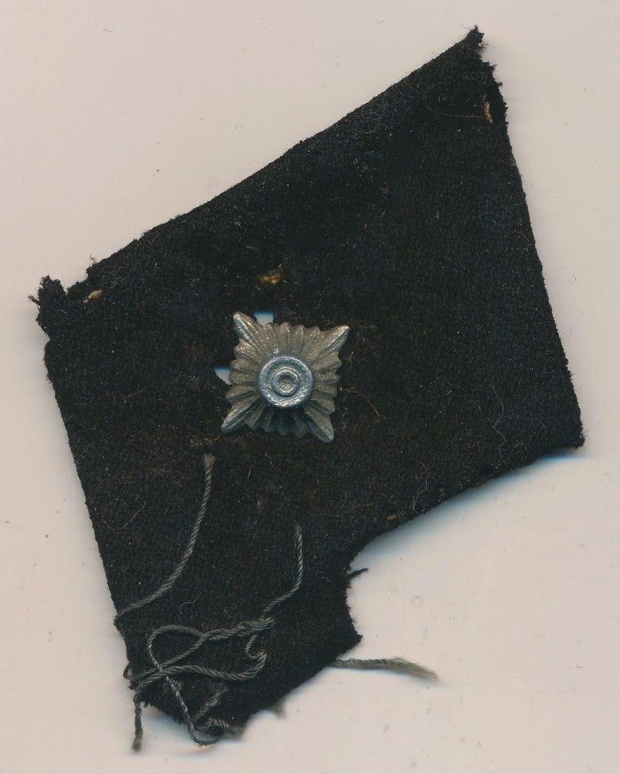 SOLD - Removed SS Unterscharführer Rank Collar Tab