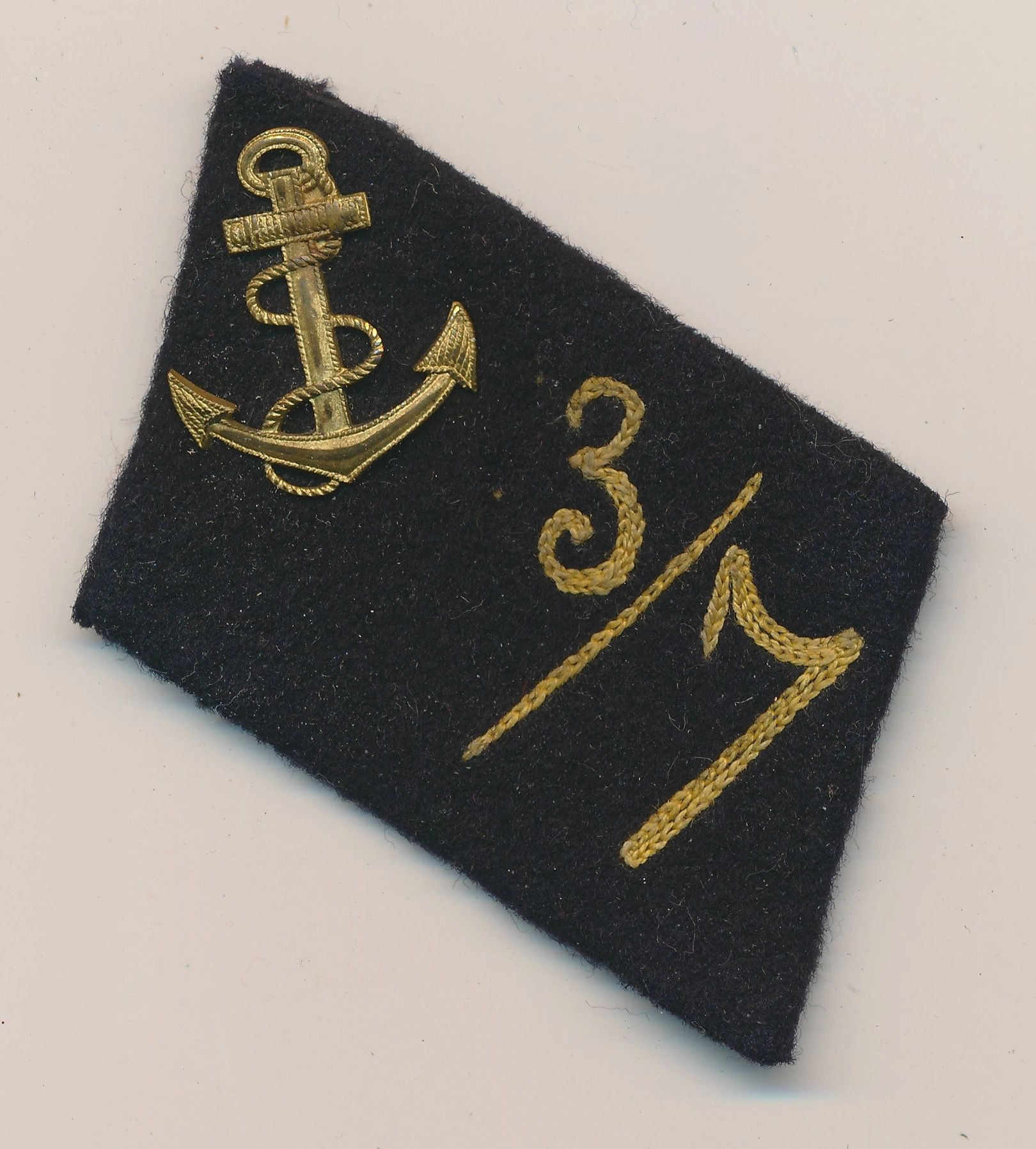 SOLD - SA Marine Collar Tab w/ RZM Tag