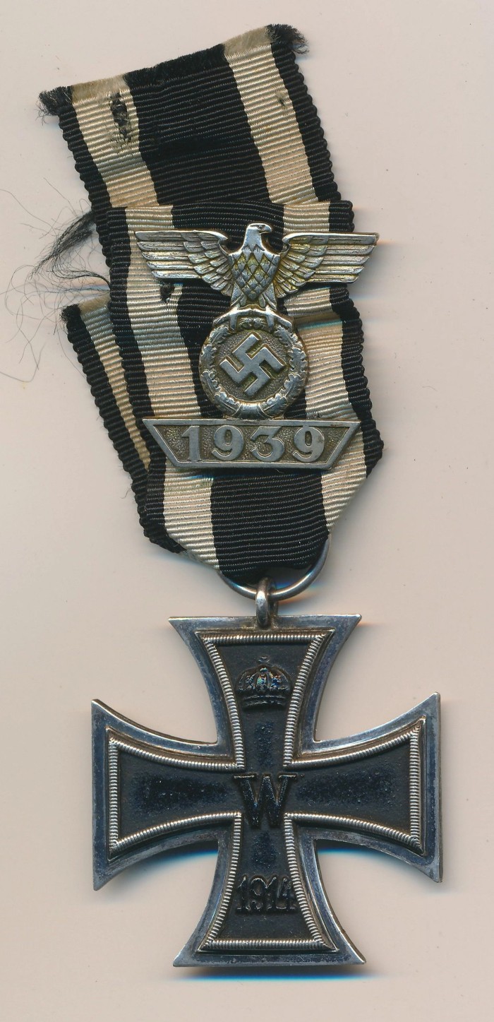 SOLD - Spange to the Iron Cross 2nd Class w/ 1914 Iron Cross 2nd Class