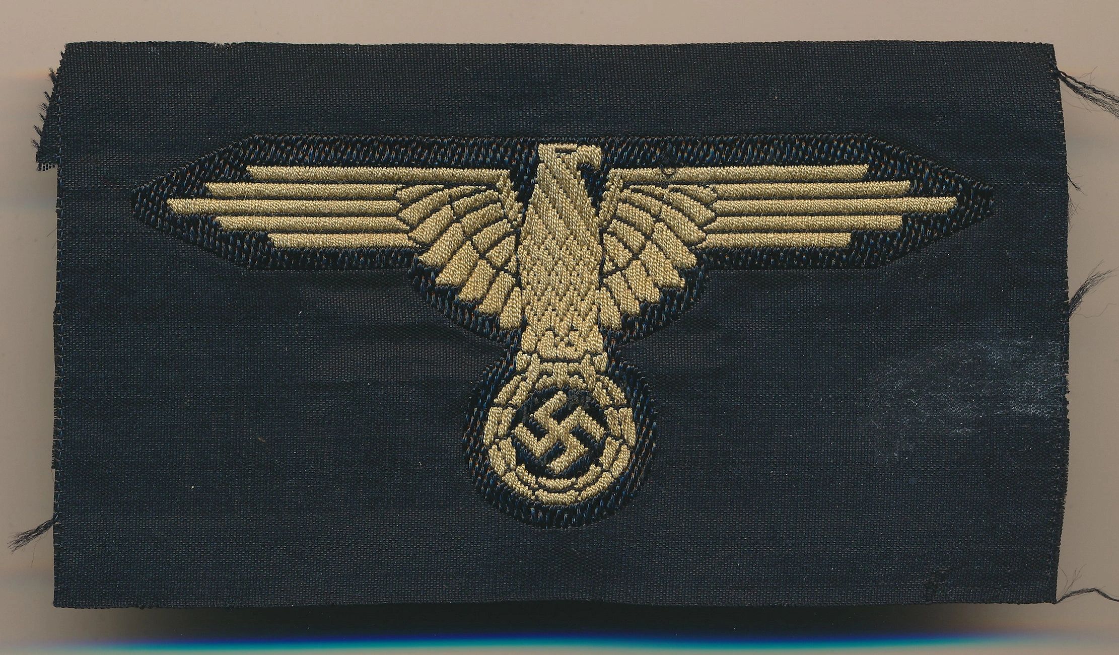 SOLD - Tropical Waffen SS Sleeve Eagle in Bevo w/ RZM tag