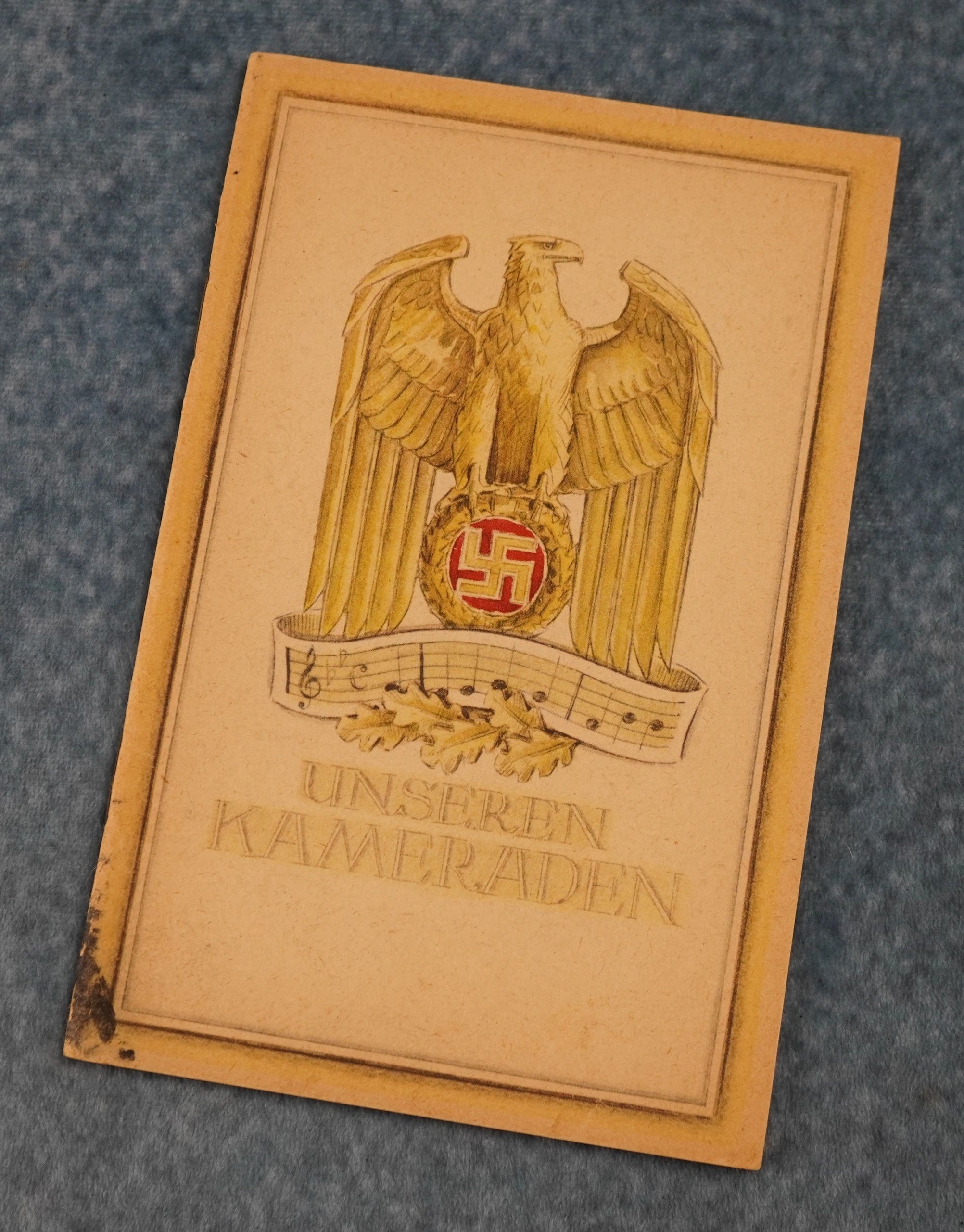 SOLD - Unsere Kameraden Kriegsweihnacht 1943 Song Book