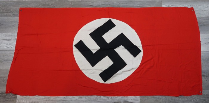 SOLD - Vehicle ID NSDAP Banner w/ metal grommets