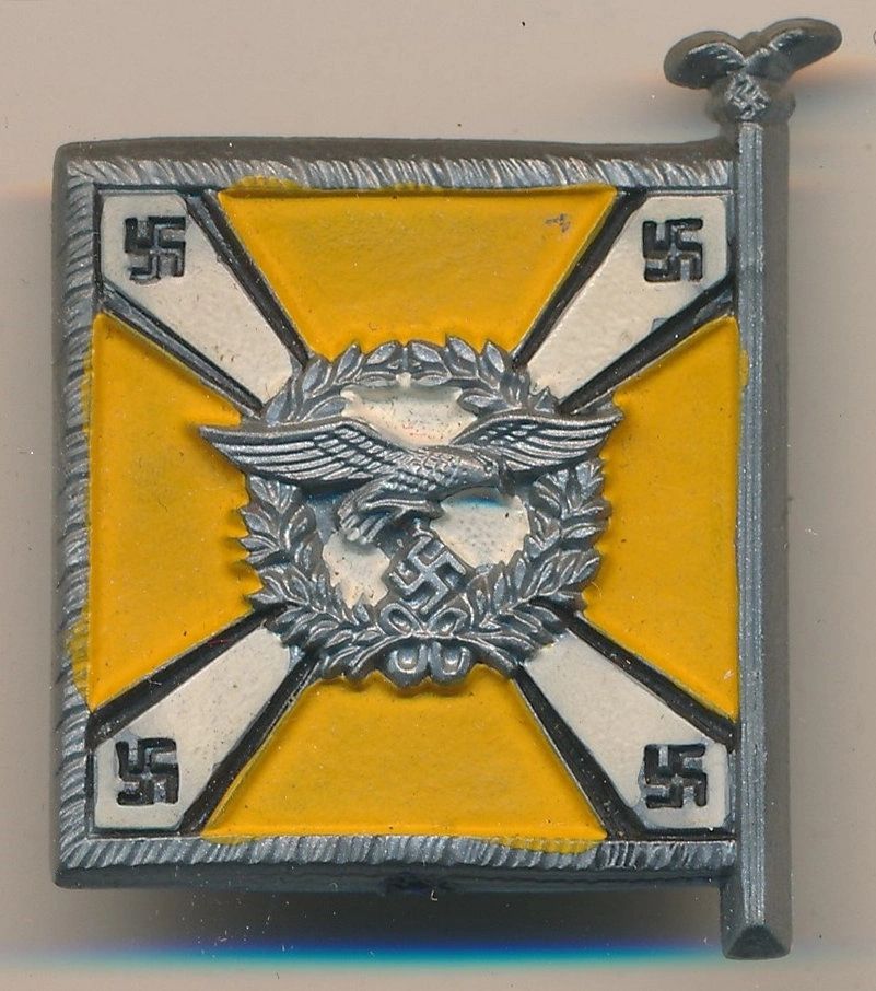 SOLD - WHW Luftwaffe Flight Regimental Banner Tinnie