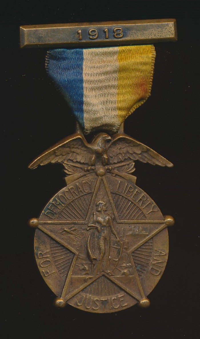 SOLD - WW1 Rochester New York US Service Medal