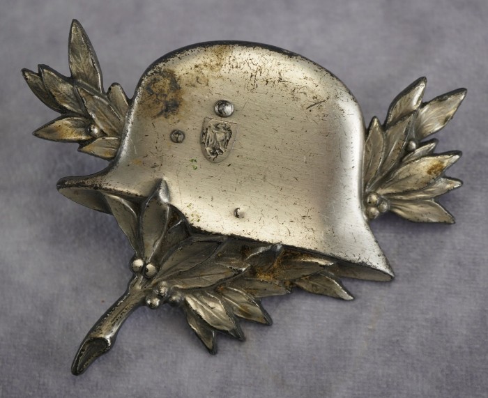 SOLD - Wehrmacht Stahlhelm Themed Plaque Device