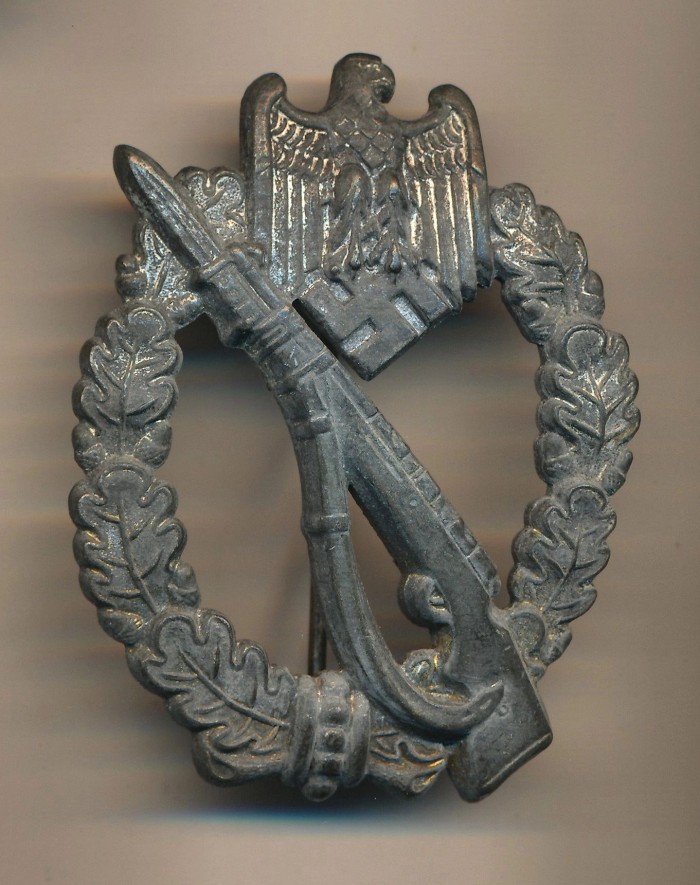 WITHDRAWN - Infantry Assault Badge in Silver