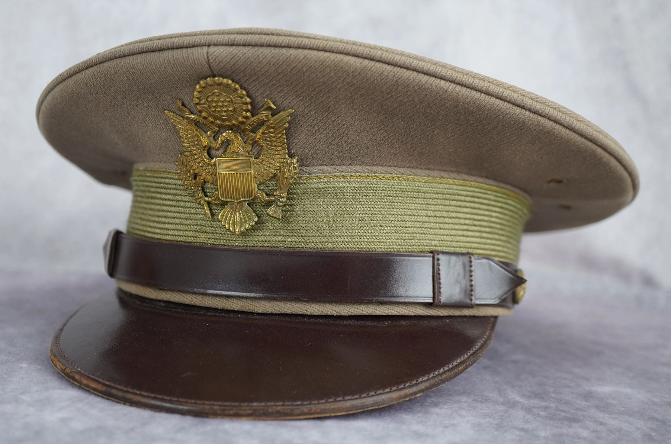 WW2 era "Pink" Officer Visor Cap