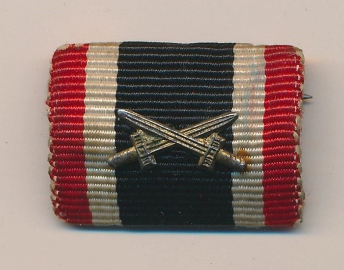 SOLD - War Merit Cross 2nd Class Ribbon Bar