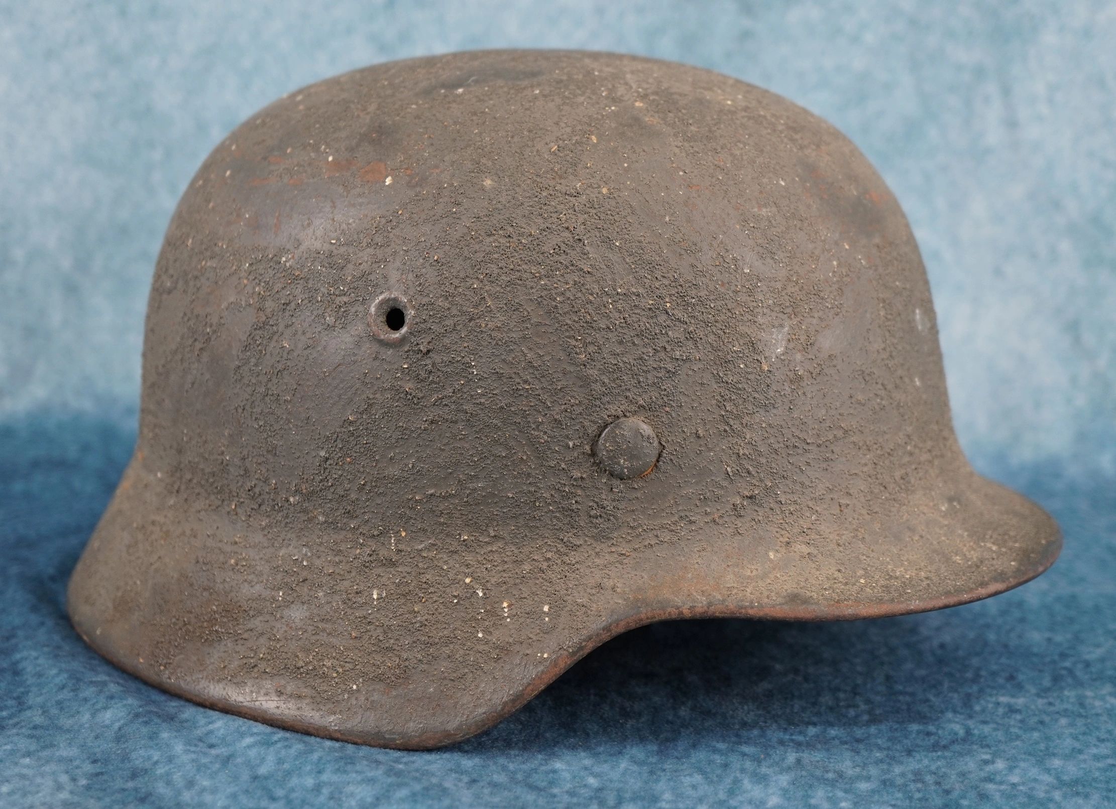 Wehrmacht M40 Combat Helmet w/ Mixed Sand Camo