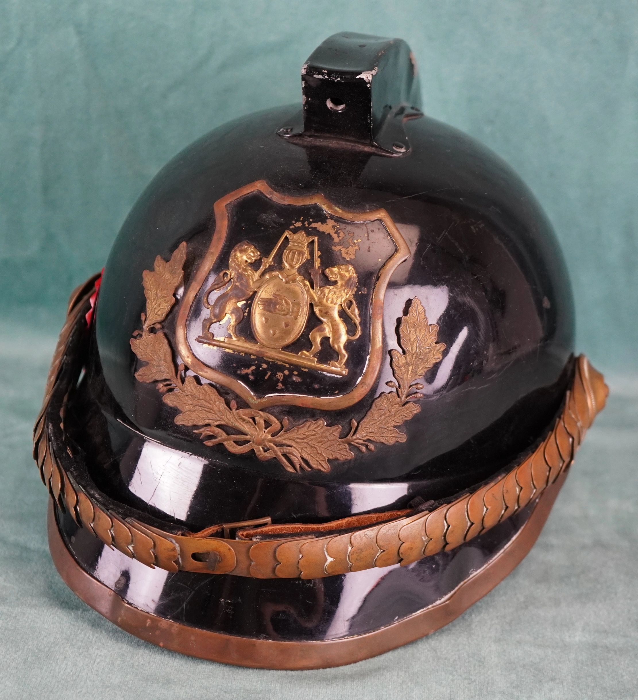 SOLD - Weimar era Feuerwehr Captain Helmet