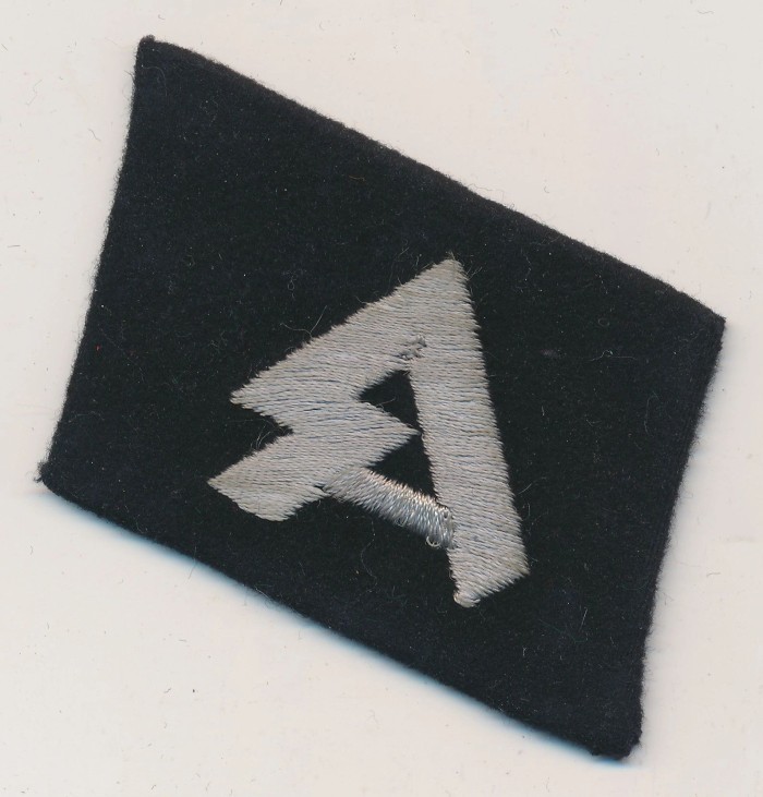 18th SS Volunteer Division Horst Wessel Collar Tab