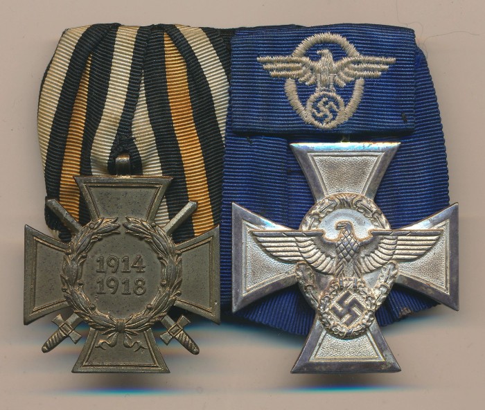 2 Place Polizei Medal Bar