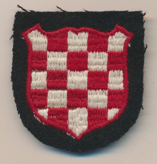 Croatian SS Volunteer Sleeve Shield