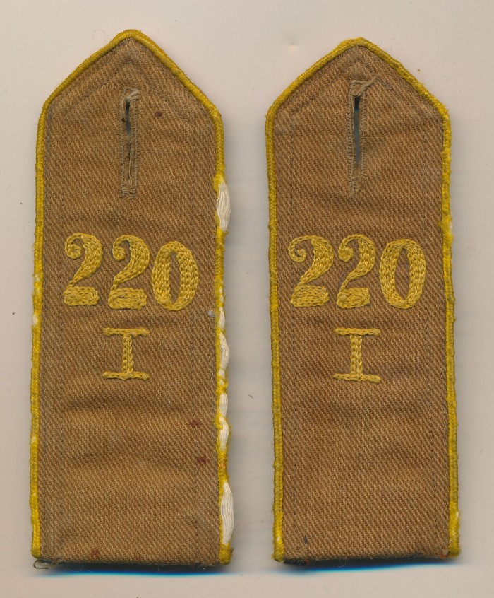 Early Hitler Youth Bann 220 Shoulder Straps