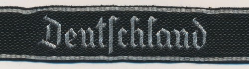 Flatwire Deutschland Regiment Cuff Title w/ RZM Tag