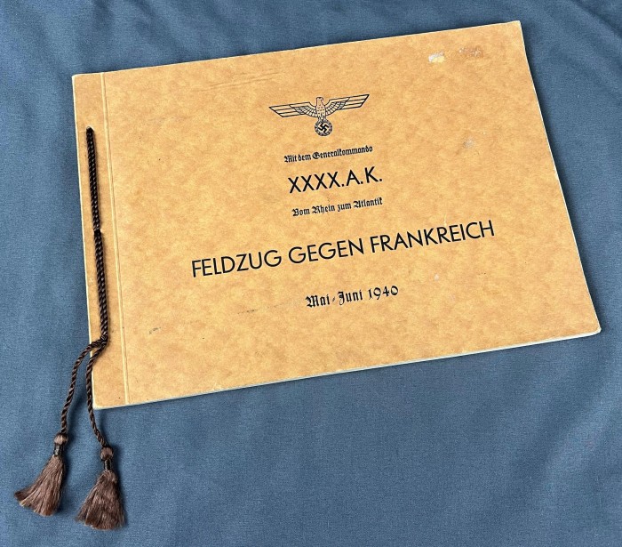 Generalkommando XXXX.A.K. Feldzug Gegen Frankenreich 1940 Service Album