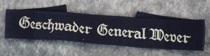 Geschwader General Wever Regiment Cuff Title