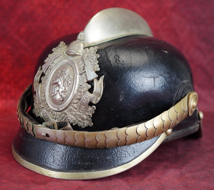 Grand Duchy of Hesse Feuerwehr Officer Helmet