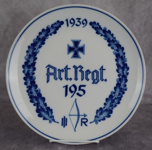 Heer Artillery Regiment 195 Meissen Plate