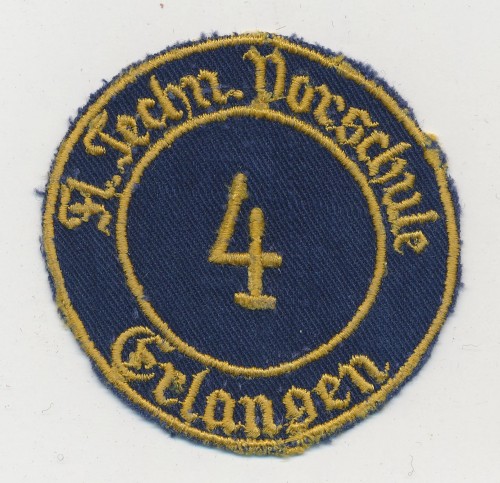 Hitler Youth Technical Vorschule Erlangen Insignia