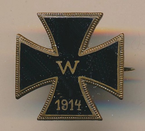 Imperial Iron Cross Enamel Brooch