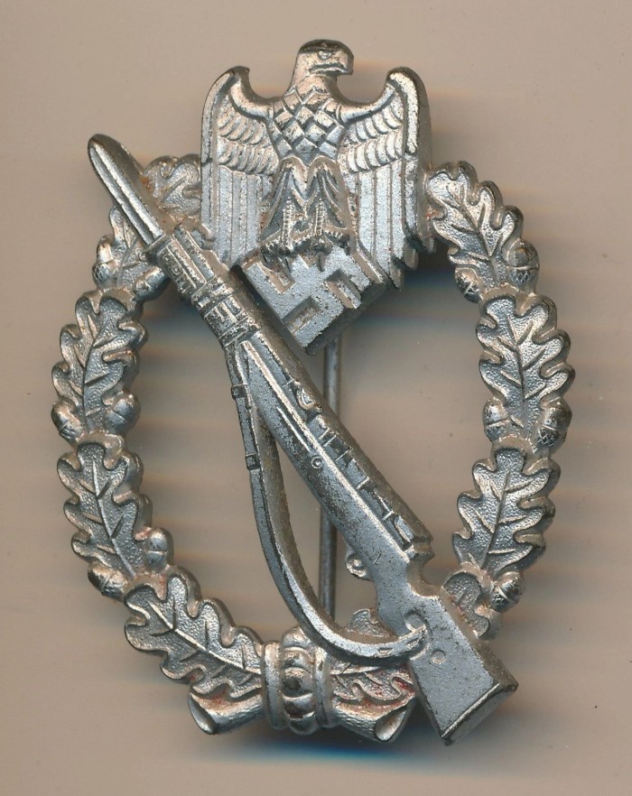 Infantry Assault Badge in Silver