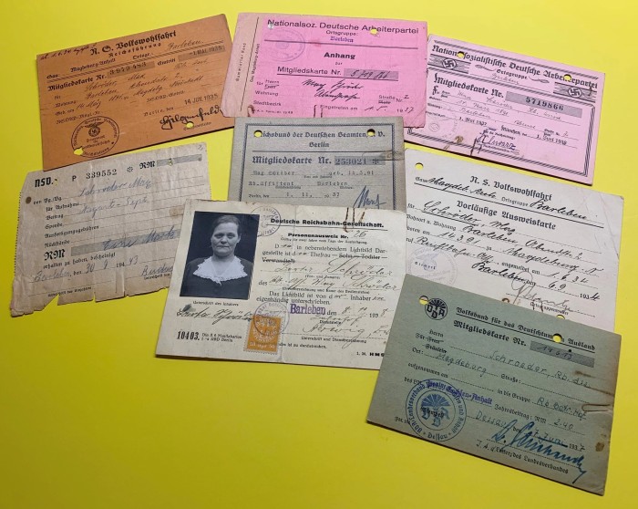 Lot of Family Related Ausweis Documents