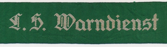 Luftschutz Warndienst Cuff Title