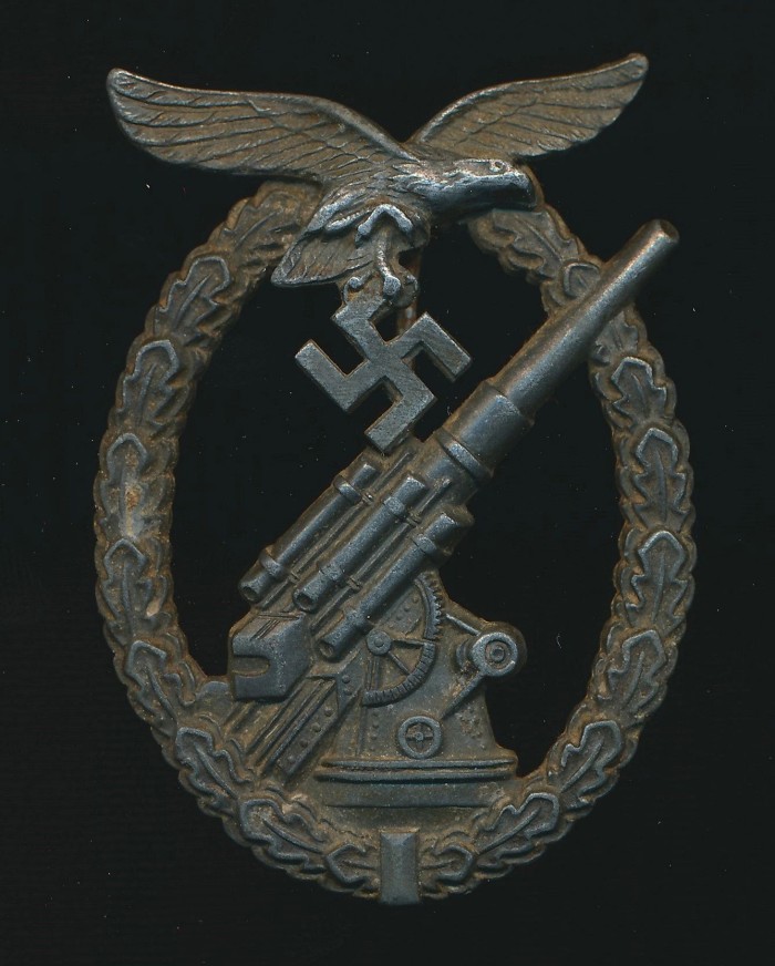 Luftwaffe Flak Badge by Brehmer