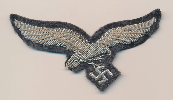 Luftwaffe Officer's Bullion Breast Eagle