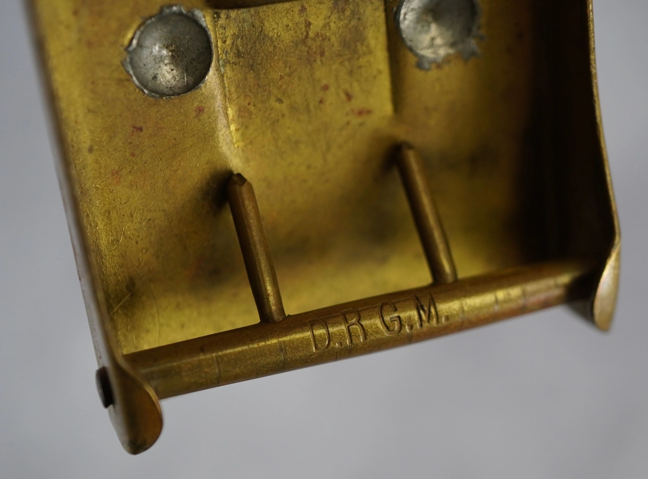 Maker Marked Imperial Prussian Enlisted Man Belt Buckle - Image 3