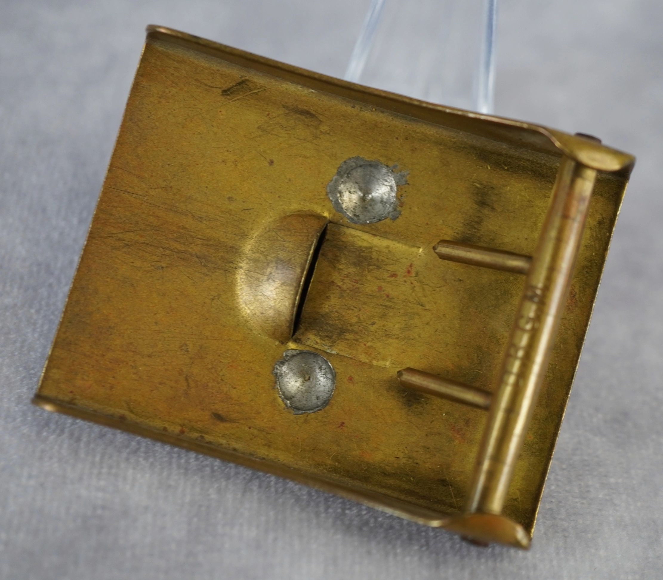 Maker Marked Imperial Prussian Enlisted Man Belt Buckle - Image 7