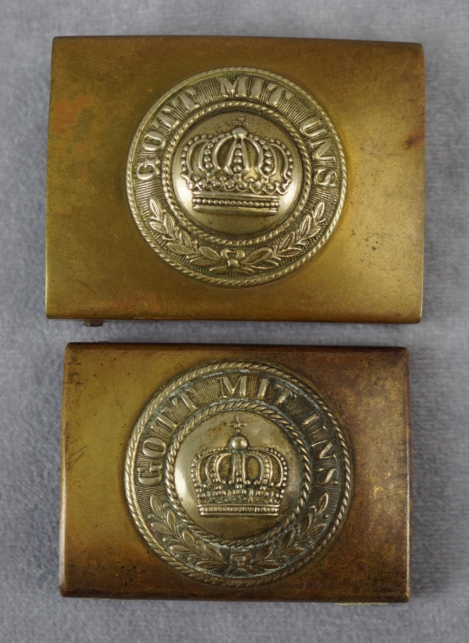 Maker Marked Imperial Prussian Enlisted Man Belt Buckle - Image 8