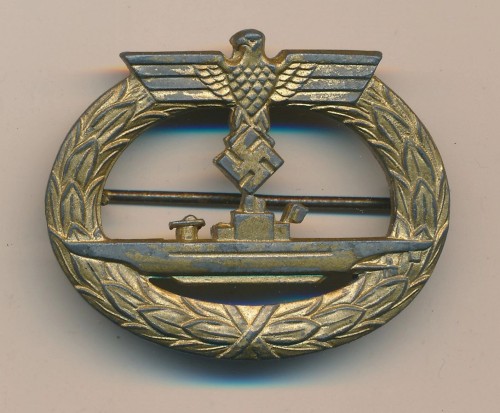 Maker Marked U-Boat Badge