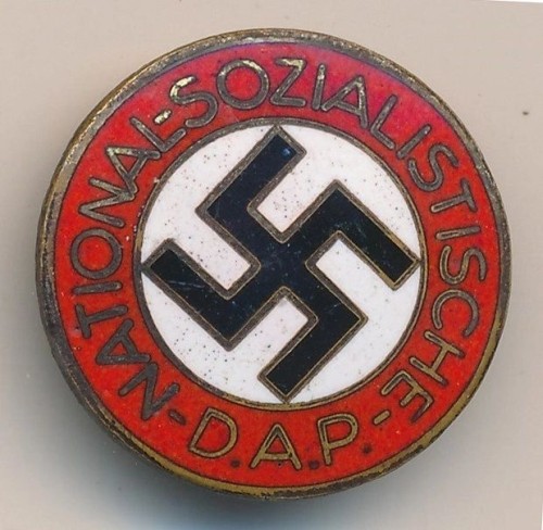 NSDAP Membership Buttonhole Enamel