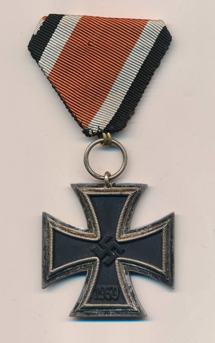 ON HOLD - Maker Marked Iron Cross 2nd Class w/ Tri-Fold Ribbon