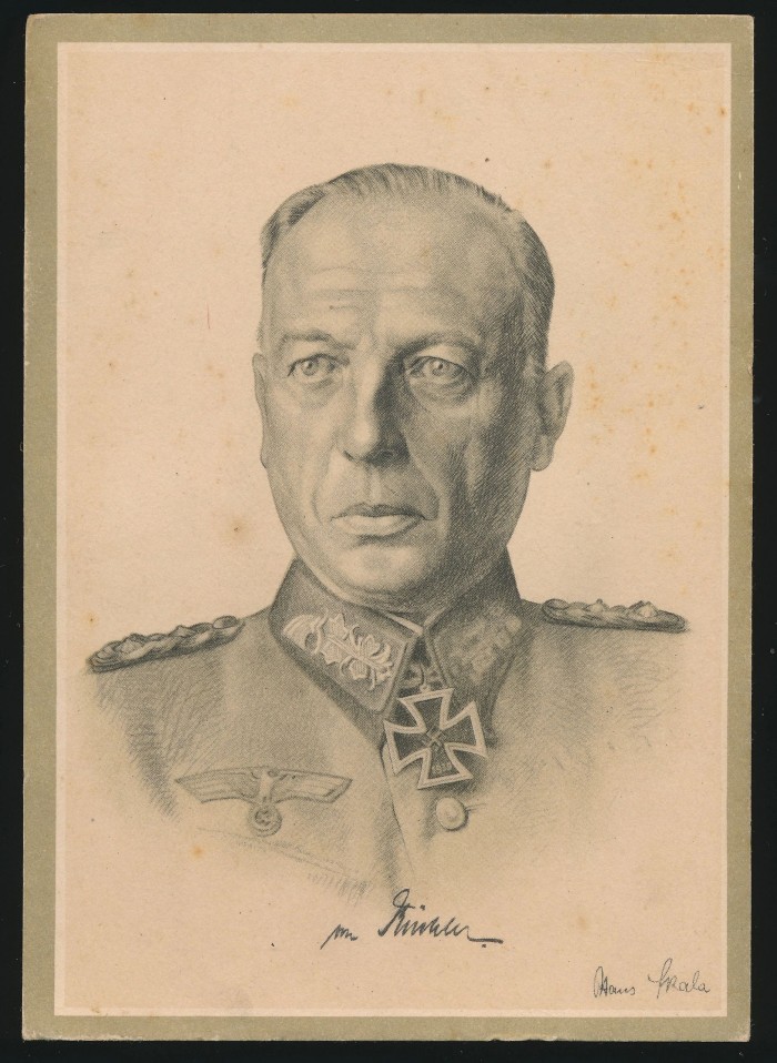 Postcard of Generaloberst Georg von Küchler