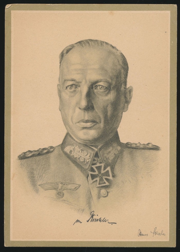 Postcard of Generaloberst Georg von Küchler