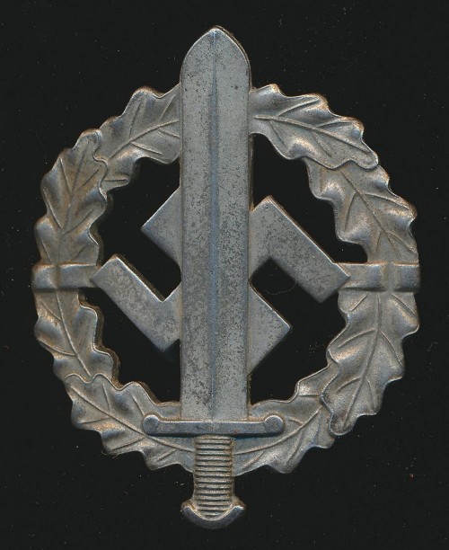 SA Sports Badge in Silver by W. Redo