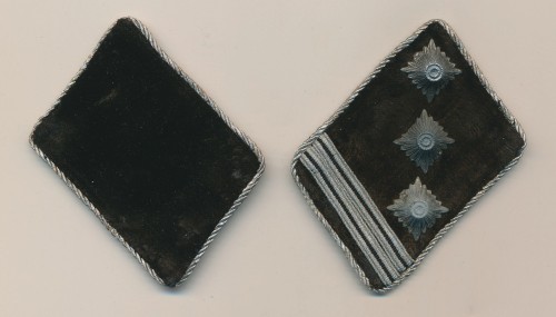 SD Hauptsturmführer Collar Tab Set