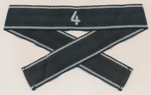 SOLD - Allgemeine SS 4th Standarte Cuff Title