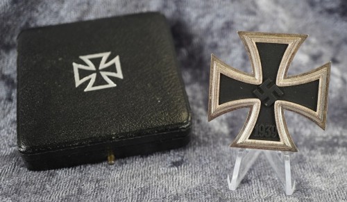 SOLD - Boxed Iron Cross First Class Marked 65