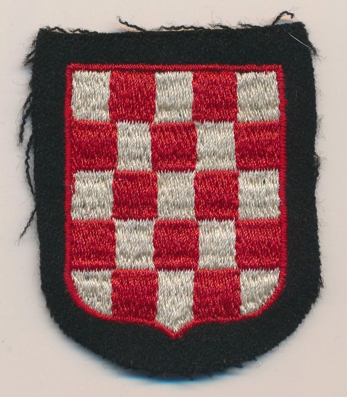 SOLD - Croatian SS Volunteer Sleeve Shield