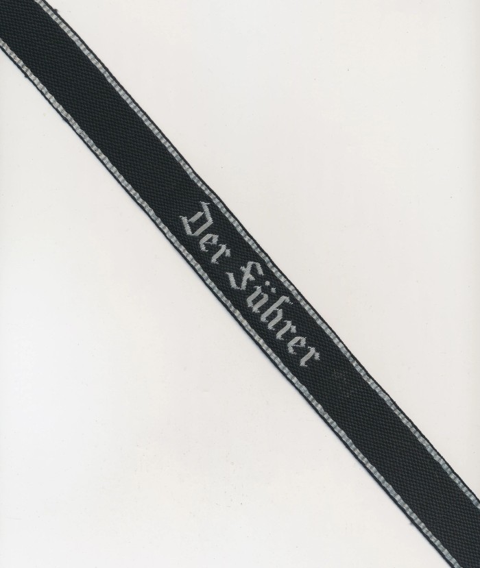 SOLD - Der Führer Regiment Cuff Title in Flatwire w/ RZM Tag - Image 5
