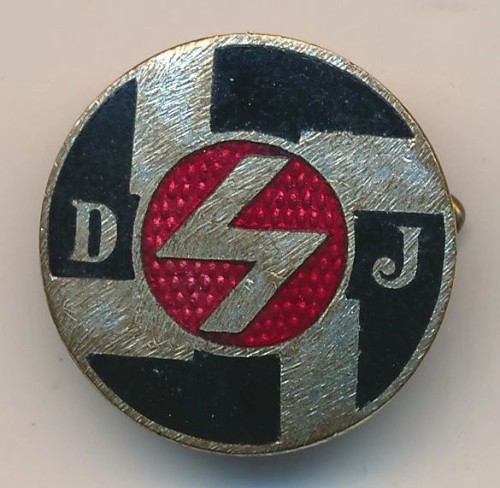 SOLD - Deutche Jungvolk Enamel Membership Pin