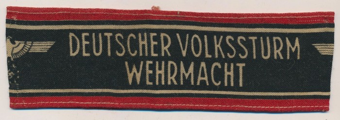 SOLD - Deutscher Volkssturm Wehrmacht Armband