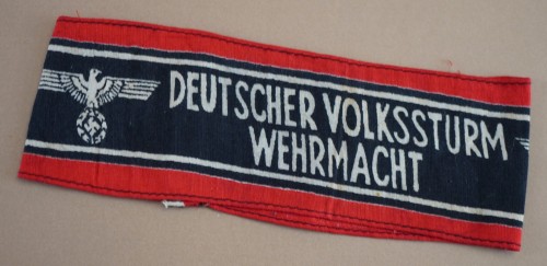 SOLD - Deutscher Volkssturm Wehrmacht Armband