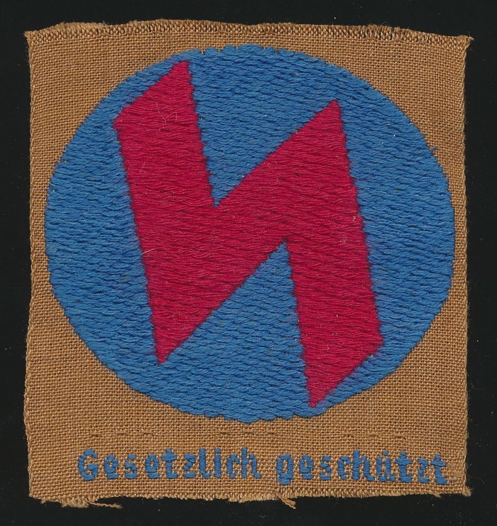 SOLD - Deutsches Jungvolk Oberbann Rune Sleeve Insignia