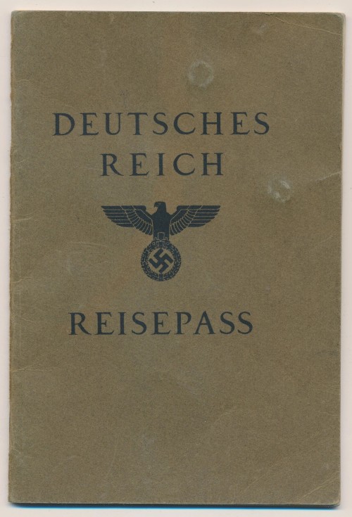 SOLD - Deutsches Reich Reisepass